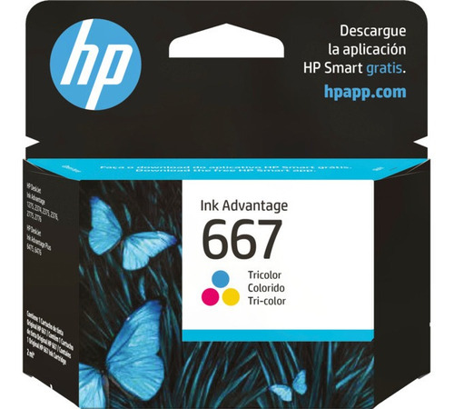 Cartucho Hp 667 Color Original