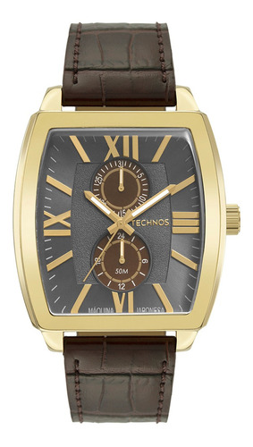 Relógio Technos Classic Grandtech Dourado 6p23ao0c Masculino