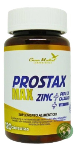 Prostax Max X 120 Caps (prevención Próstata) Green Medical