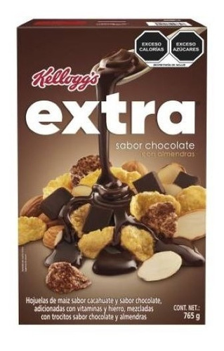 Cereal Extra Chocolate Con Almendras Kelloggs 765 G