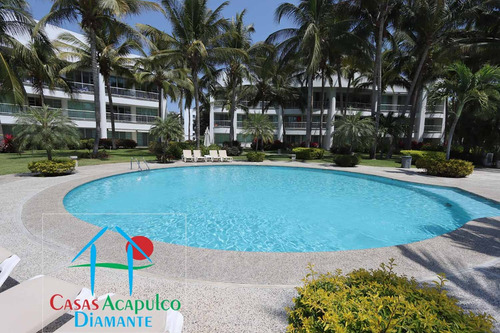 Cad Mayan Lakes Mt1 203. Acogedor Departamento En Playa Diamante. Con Vista A Las Zonas Verdes