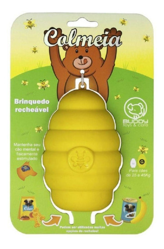 Brinquedo Recheável Cachorro Grande Cães Colmeia Buddy Toys