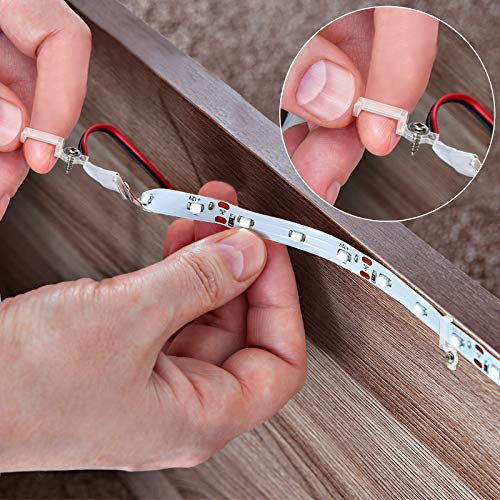 Clips De Montaje Led De 300 Piezas, Tira De Soporte Led, Jue