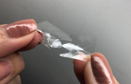 Lacre Transparente Picotado 37x15mm 1000un