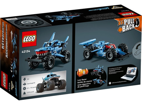 Kit De Construcción Lego Technic Monster Jam Megalodon 42134 260