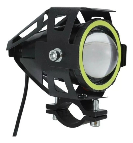 Faro Led Auxiliar Para Moto Cuatri X 2 Unidades Ojo De Angel