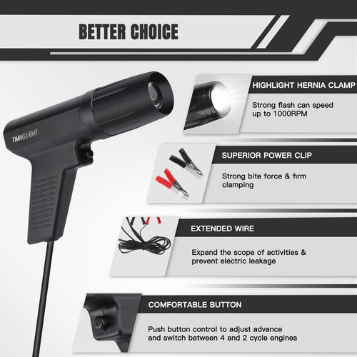 Lámpara De Tiempo Pistola Automotriz Afina Ajuste De 12 V