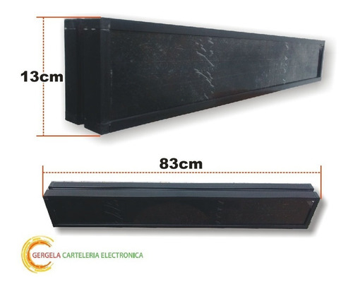 Cartel Electronico Emdr Barra Led - Control Ir - 48 Led