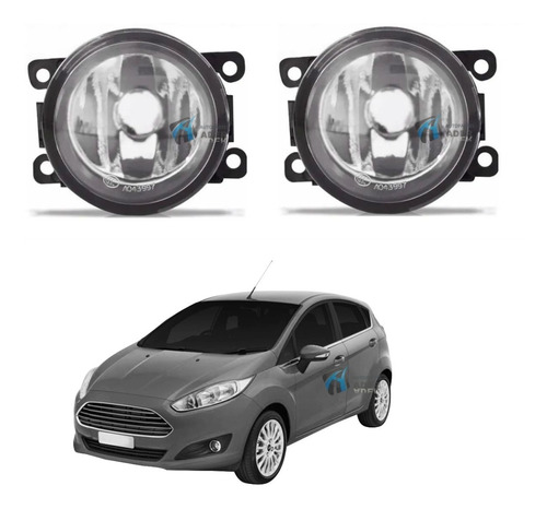 Juego Faro Auxiliar Ford Fiesta 2013 2014 2015 2016 2017