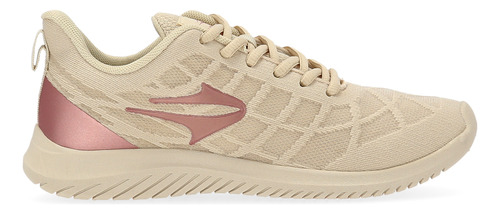 Zapatillas Entrenamiento Topper Liss Mujer En Beige Y Rosa |