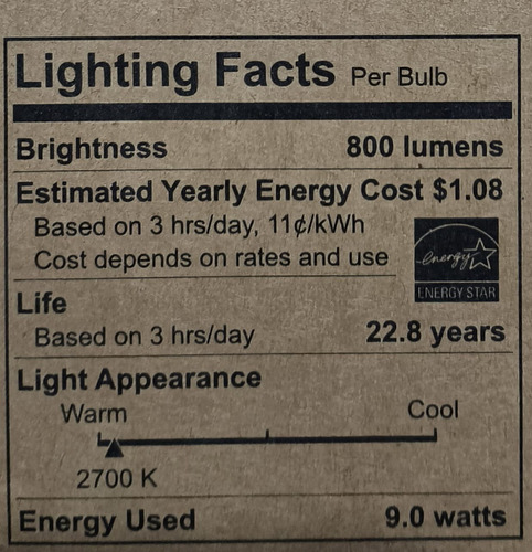 Elemento Clasico Programable Led Casa Inteligente A19 2700k