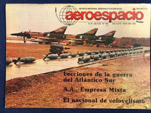 Lote De 6 Revistas, Aeroespacio Del Año 1988