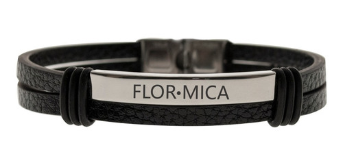 Imagen 1 de 8 de Pulsera Cuero D&k Grabado Personalizado Día Del Padre Ppdk01