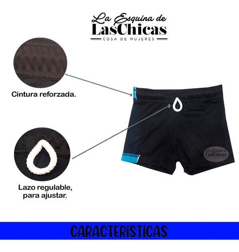 Imagen 4 de 10 de Short Nene Niño Malla De Natacion Deportivo Juvenil