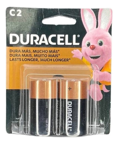 Kit 3 Cartelas Pilhas Duracell C 2