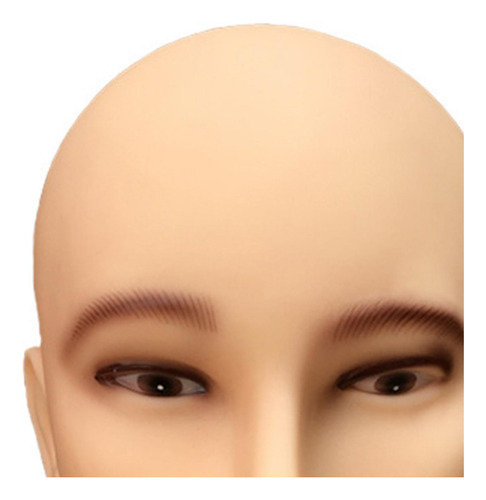 Cabeça De Manequim Careca Masculina/base Estável De