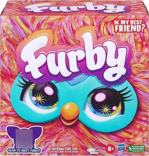 Furby Coral Peluche Interactivo 15 Accesorios Sonido Hasbro