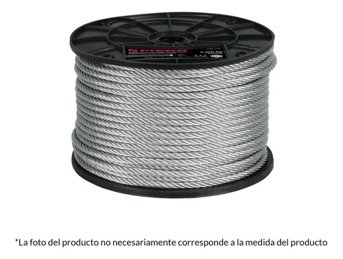 Cable Rígido De Acero 3/32', 7x7, 75 M Fiero