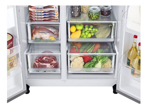 Geladeira LG Side By Side Uvnano 611l Inverter 127v
