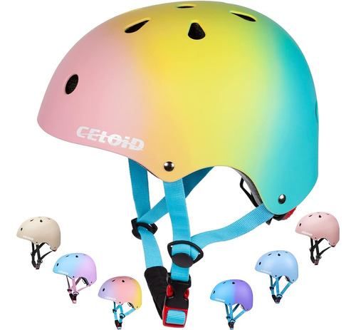 Celoid Kids Bike Helmet, Cascos De Patineta Para Niños Peque