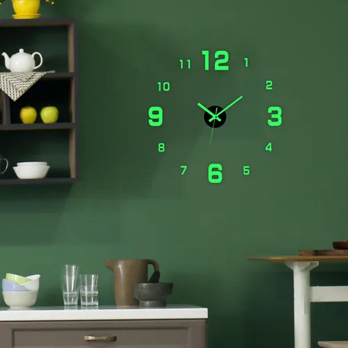 2 Pegatinas Luminosas Para Reloj De Pared, Bricolaje,