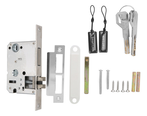 Cerradura De Puerta Inteligente, Tarjeta Ic, Contraseña, Con