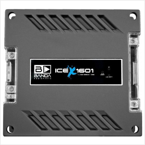 Módulo Amplificador Banda Ice X 1601 1 Ohm 1600 Rms 1 Canal