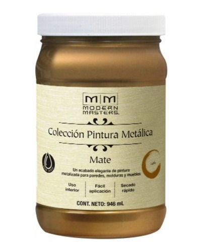 Pintura Metálica Modern Masters Laton Mate 0,946l