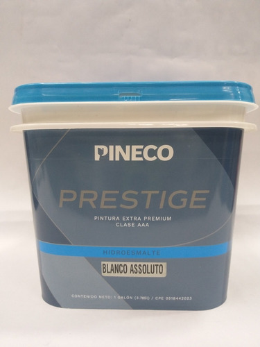 Imagen 1 de 2 de Pintura Pineco Prestige Hidroesmalte Blanco Galon
