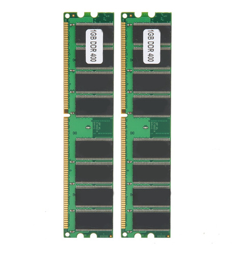 2 Módulos De Memoria Ram De Escritorio Ddr 1 Gb Pc-3200 400