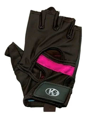 Guantes Para Gimnasio Pesas Gym K6 Fitness Mujer