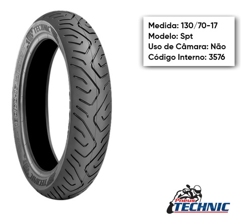 Pneu Traseiro Cbx 250 Twister Technic Sport 130/70-17 Usos/c