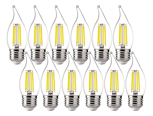 Bombillas Led Edison De 5000 K, Equivalente A 60 W, Base Ca1