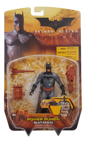 Figura Batman Power Punch Batman Begins Mattel Sellado 2005