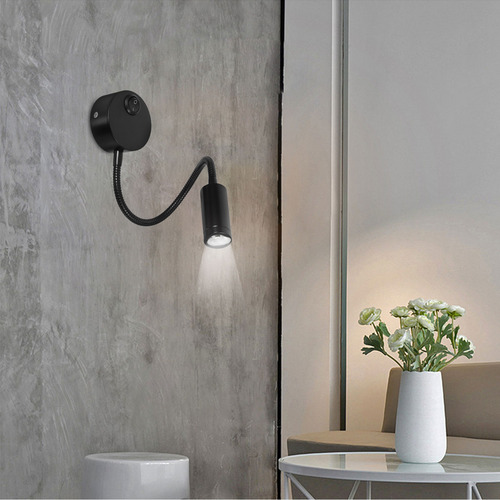 Enchufe De Lectura Led Flexible Con Cuello De Cisne De 3 W P