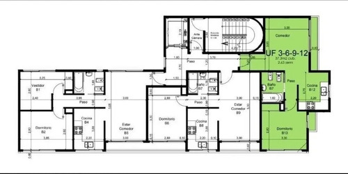 Imagen 5 de 14 de Departamento 2 Amb A Estrenar , Centro San Miguel .