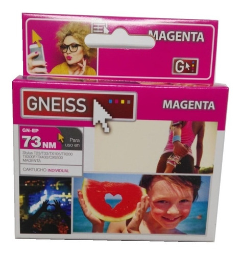 Tinta Generica Gneiss 73 Magenta Tx200 Tx300f Tx400 Cx9300