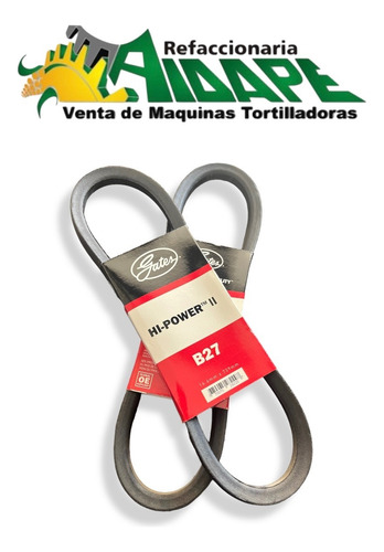 2 Banda B27 P/tortilla