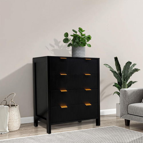 Garveehome Cómoda Cómoda Cómoda De 4 Cajones Cómoda De
