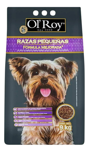 Ol Roy Alimento Para Perro Razas Pequeñas 9 Kg