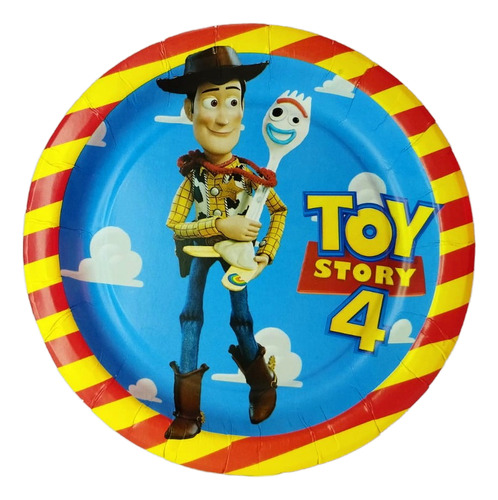 Caja Dulcera + Platos + Vasos Kit Fiesta 20 Niños Woody Woody Woody