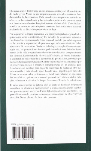 Los Fundamentos Últimos De La Ciencia Económica  L Von Mises