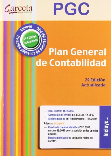 Libro Pgc Plan General De Contabilidad De Varios Ed: 2