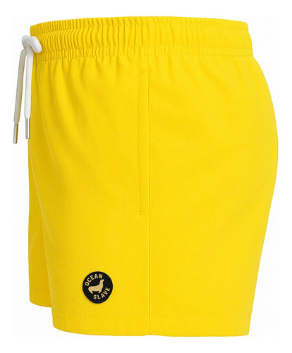 Traje De Baño Para Hombre Ocean Slave Liso Stretch