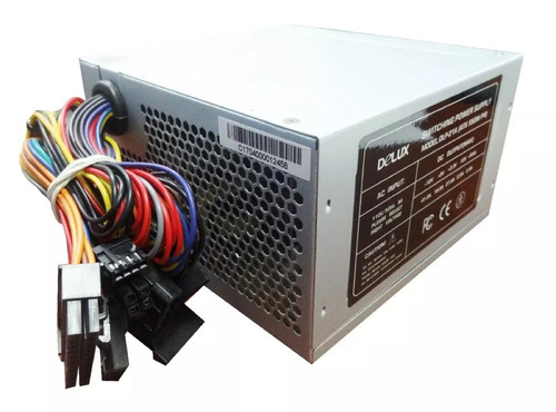 Fuente De Poder Atx 550w P4 20+4 Pines Delux Dlp-21a Sata