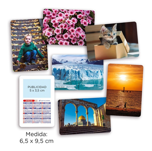 Imagen 1 de 6 de Almanaque-calendario-bolsillo C/publicidad X100u.