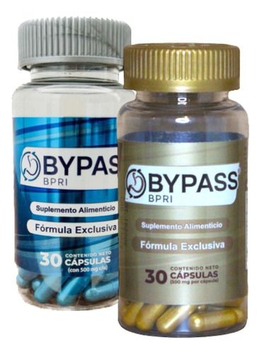 Bypass Bpri Duo 30 Capsulas C/u Inhibidor Apetito Sabor insaboro