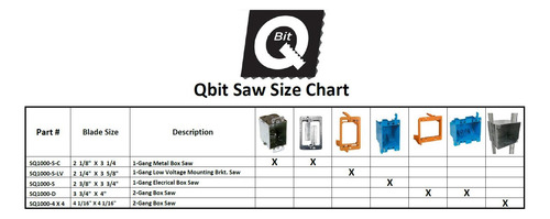 Acero Inoxidable Qbit Sq1000-s Recortado Para Herramientas O