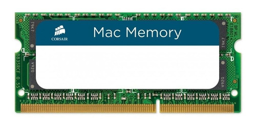 Imagen 1 de 3 de Memoria RAM Apple SODIMM color verde 4GB 1 Corsair CMSA4GX3M1A1333C9