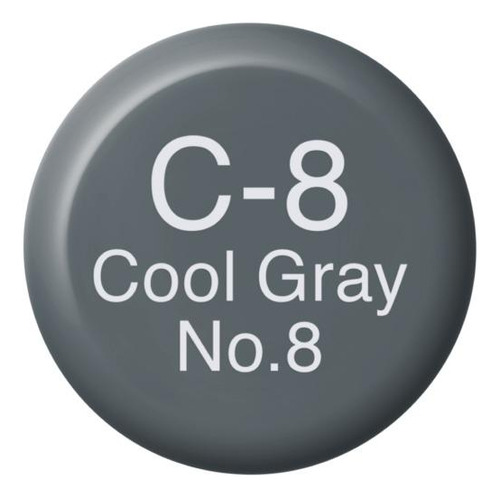 Refil Tinta Marcador Copic Ink 12 Ml Cool Gray 8 C8